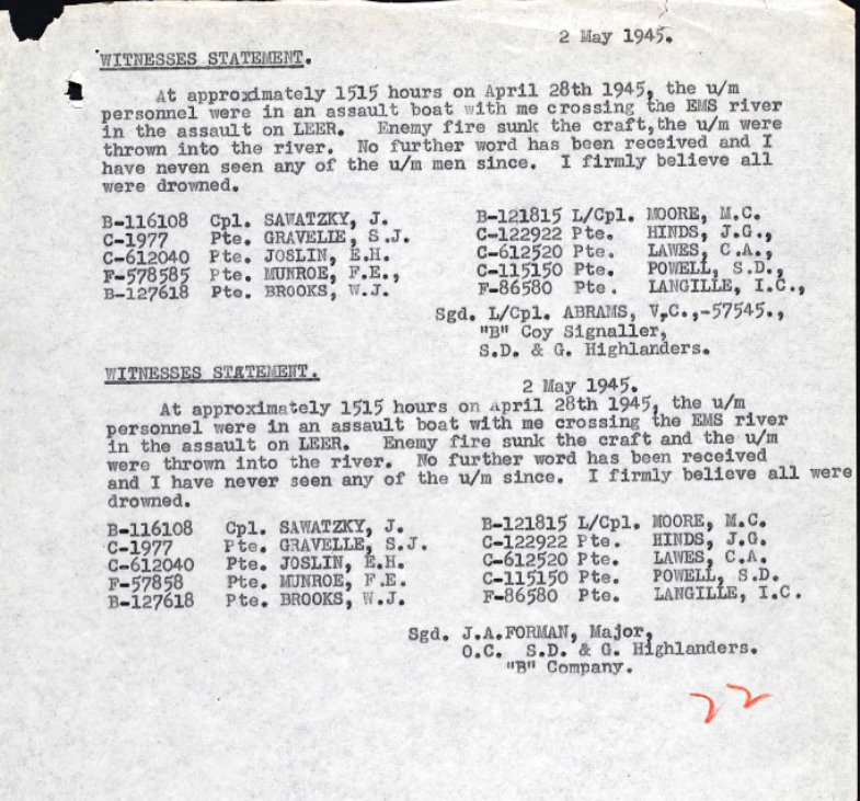 Circumstances of death