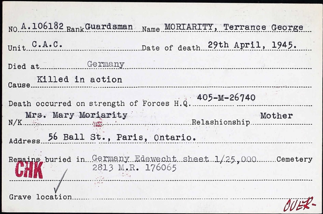 Circumstances of death