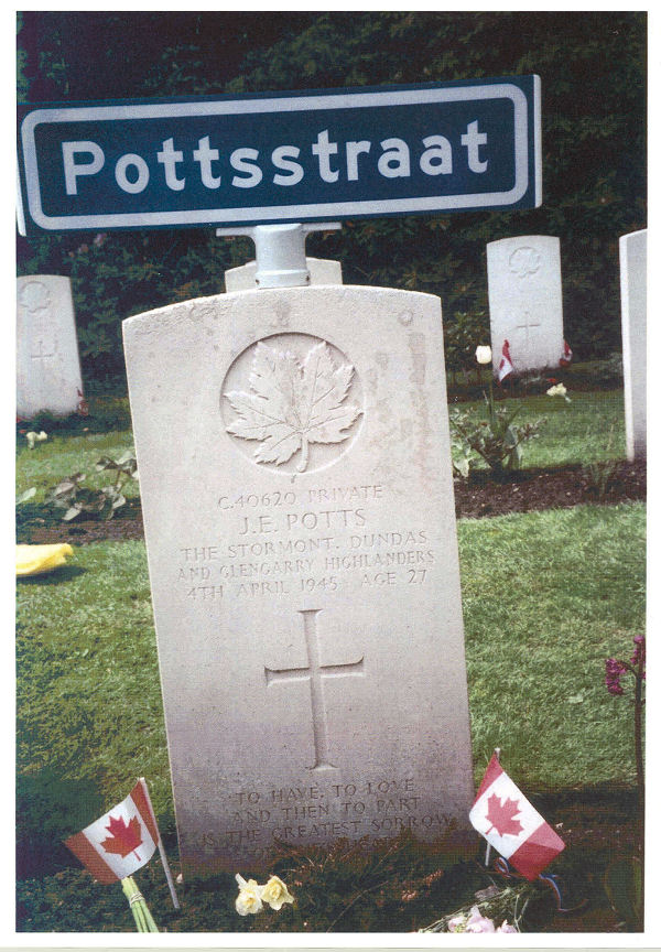 Gravemarker and Street Sign