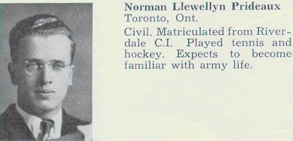 Photo of Norman Prideaux