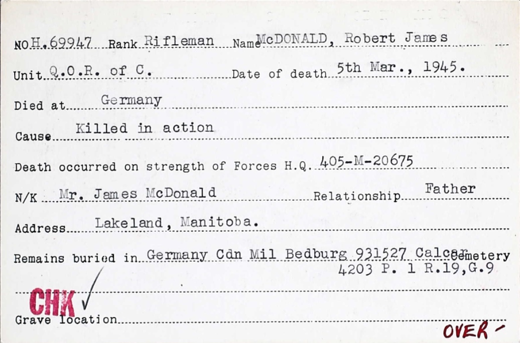 Circumstances of death