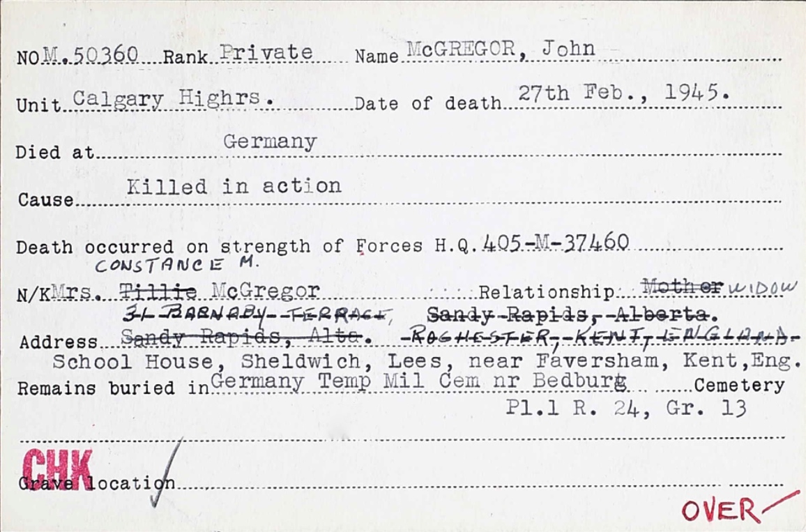 Circumstances of death