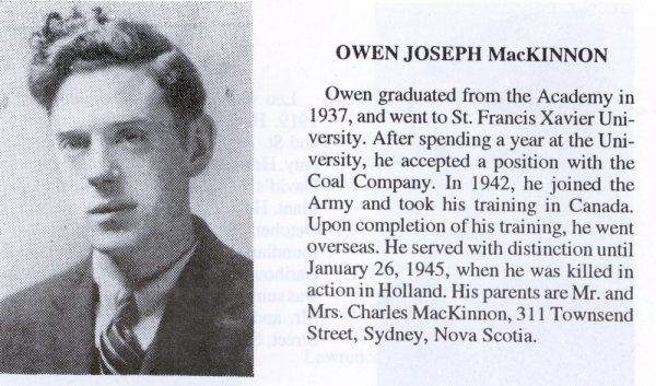 Photo of Owen Joseph MacKinnon