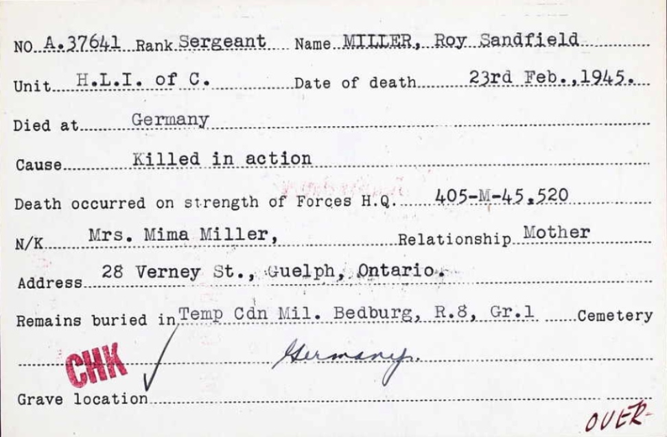 Circumstances of death