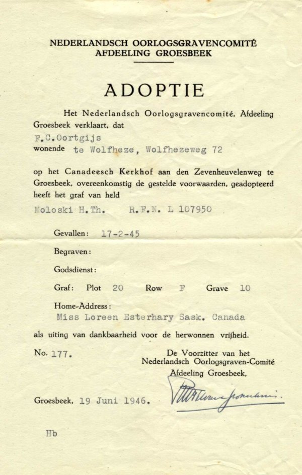 Original Adopt-a-Grave Document