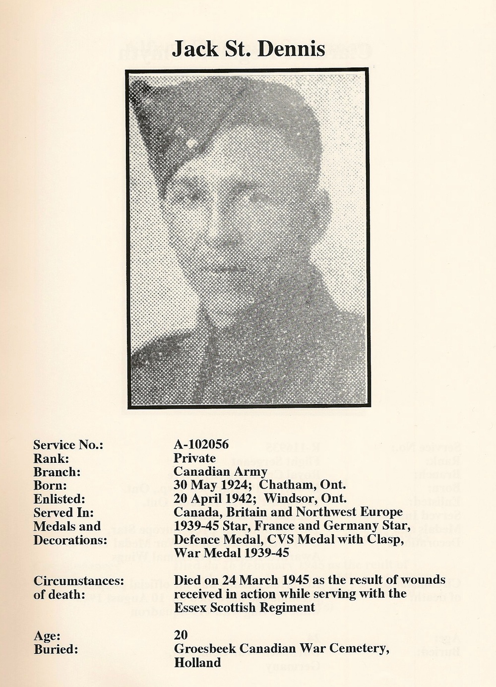 Photo of Jack St. Denis