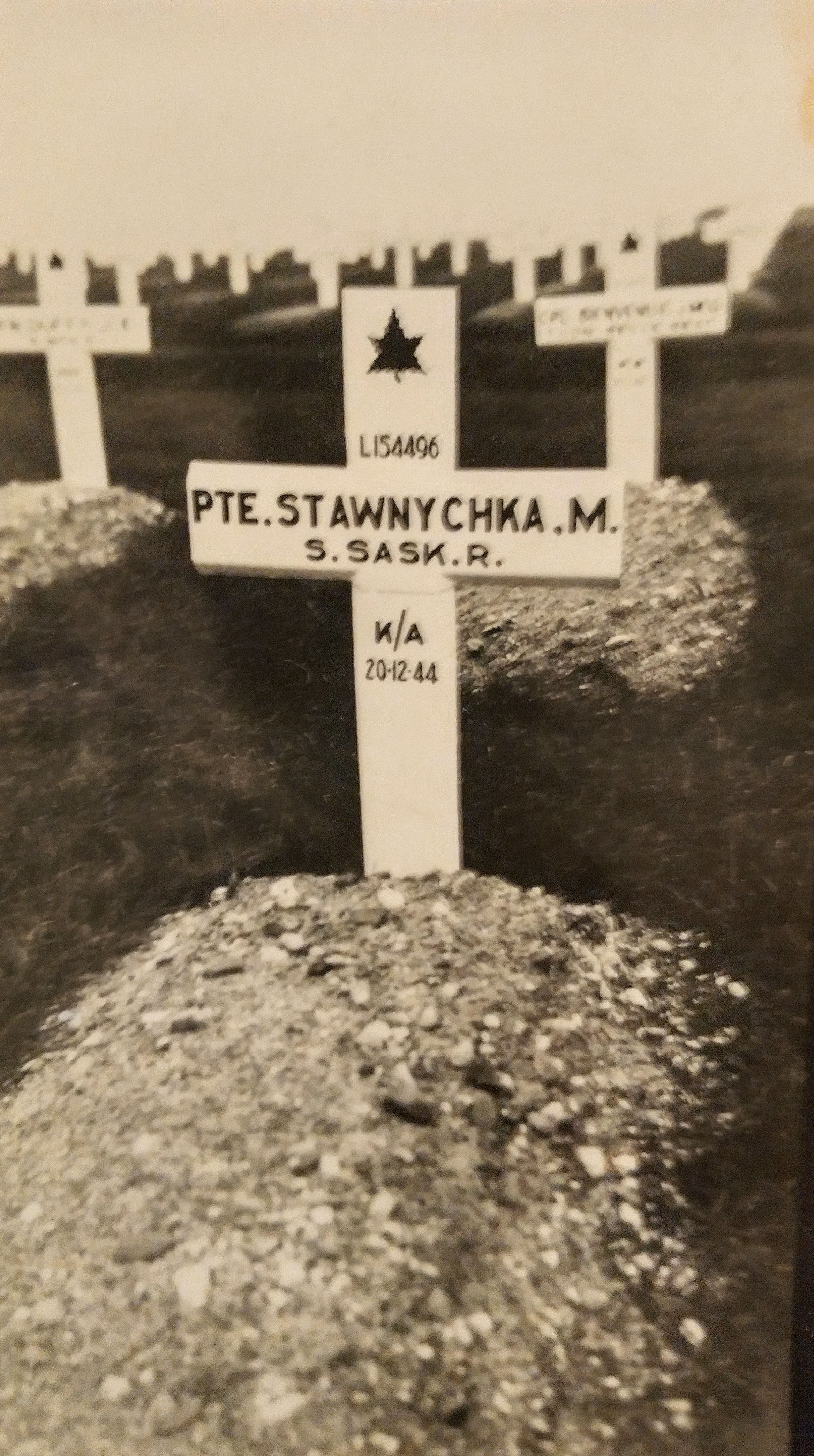 Temporary Grave Marker