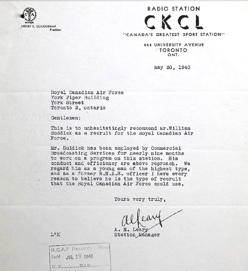 Letter of recommendation