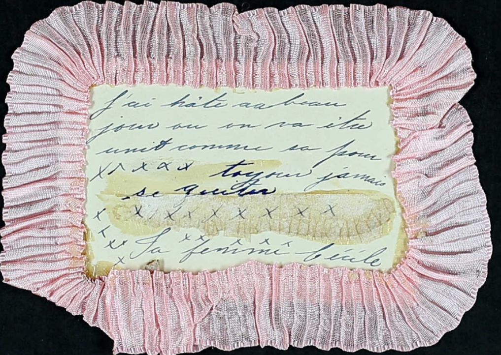 Reverse side of photo