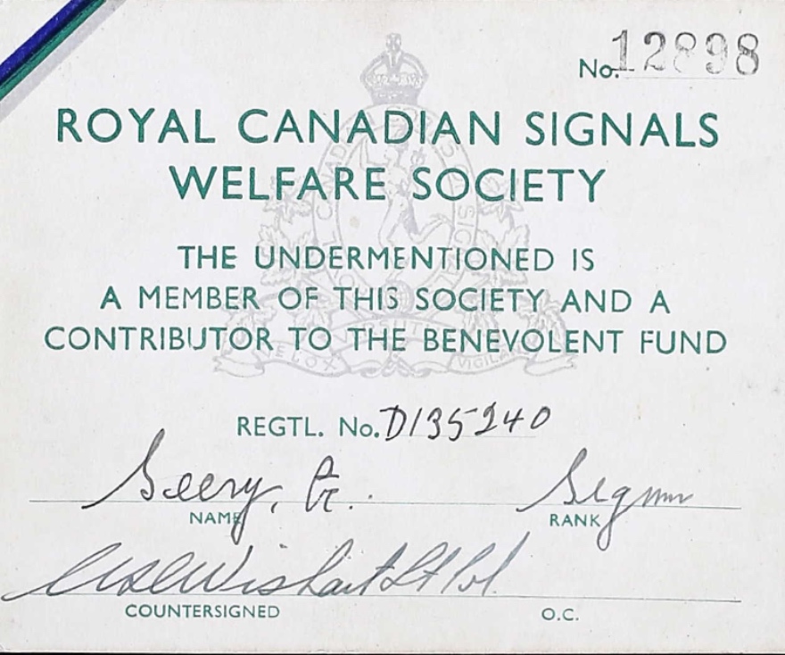 Membership card