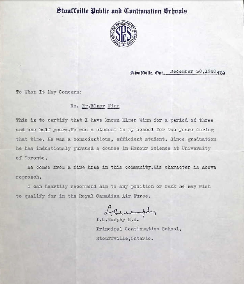 Letter of recommendation