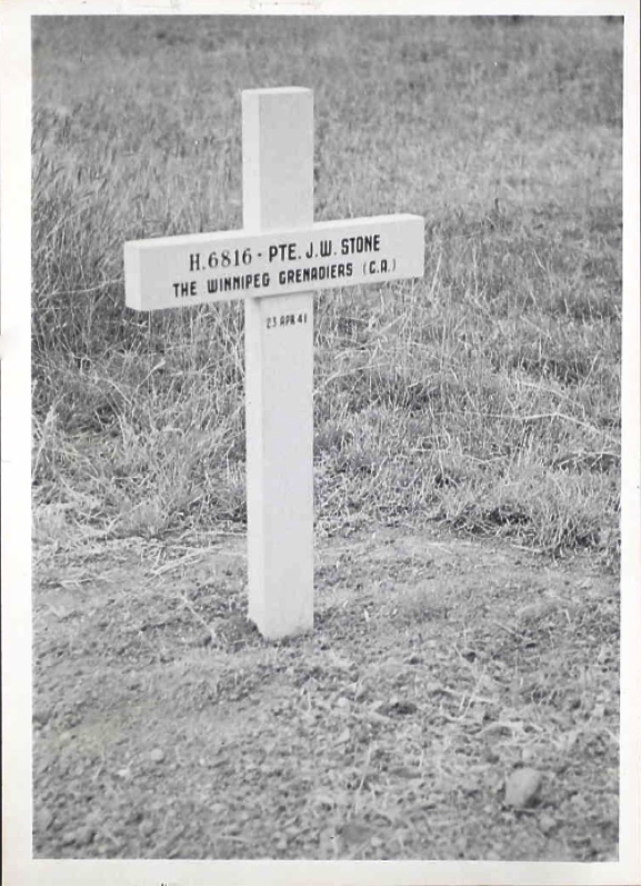 Temporary grave marker