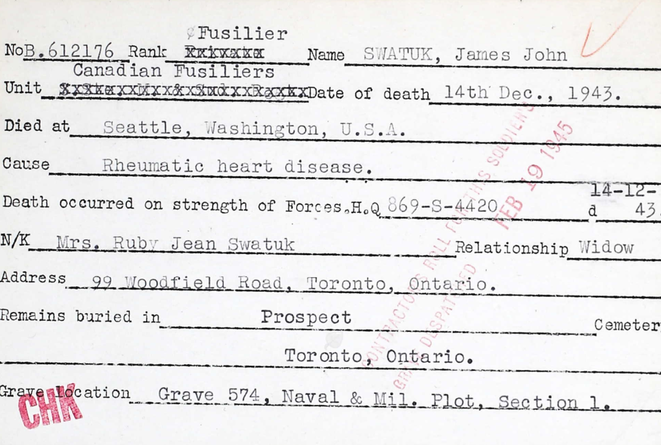 Circumstances of death registers