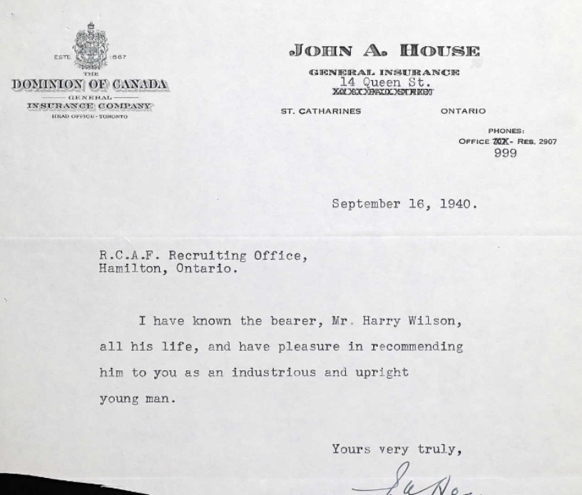 Letter of recommendation