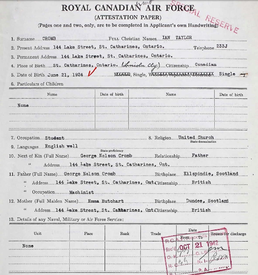 Formule d’enrôlement