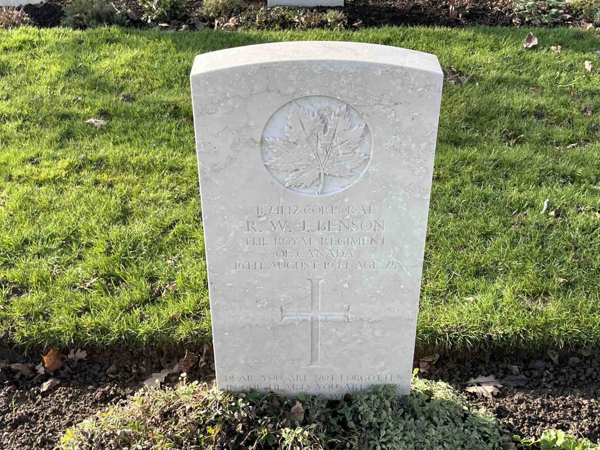 Photo of Ronald William John Benson