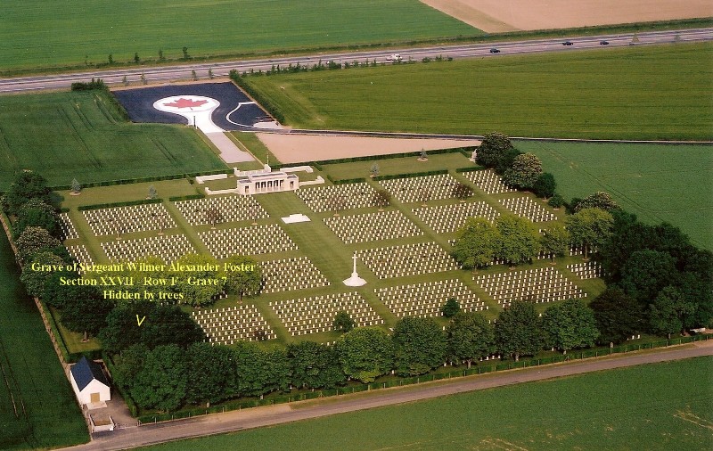 Aerial View of Cemetery