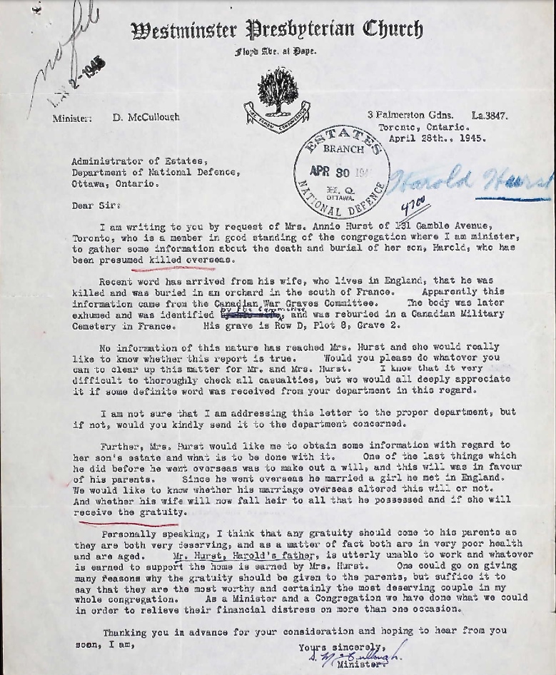 Letter of recommendation