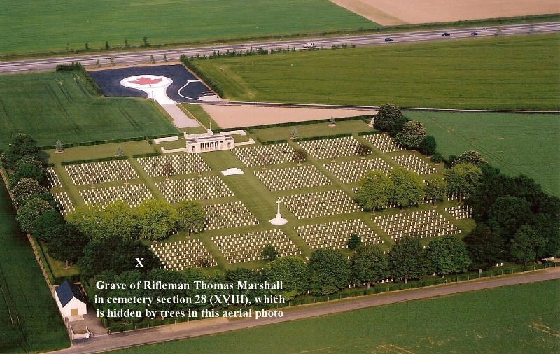 Aerial View of Cemetery