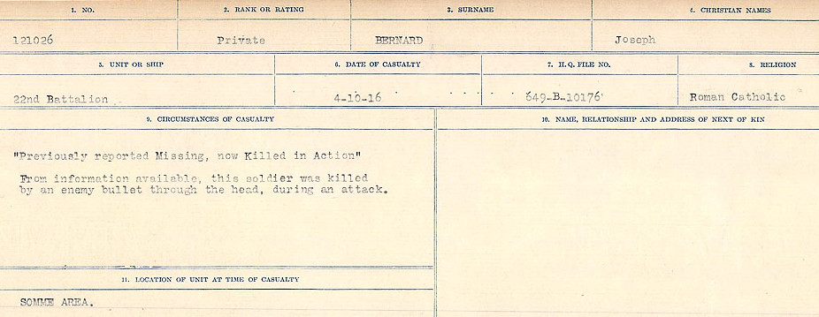 Circumstances of Death Registers