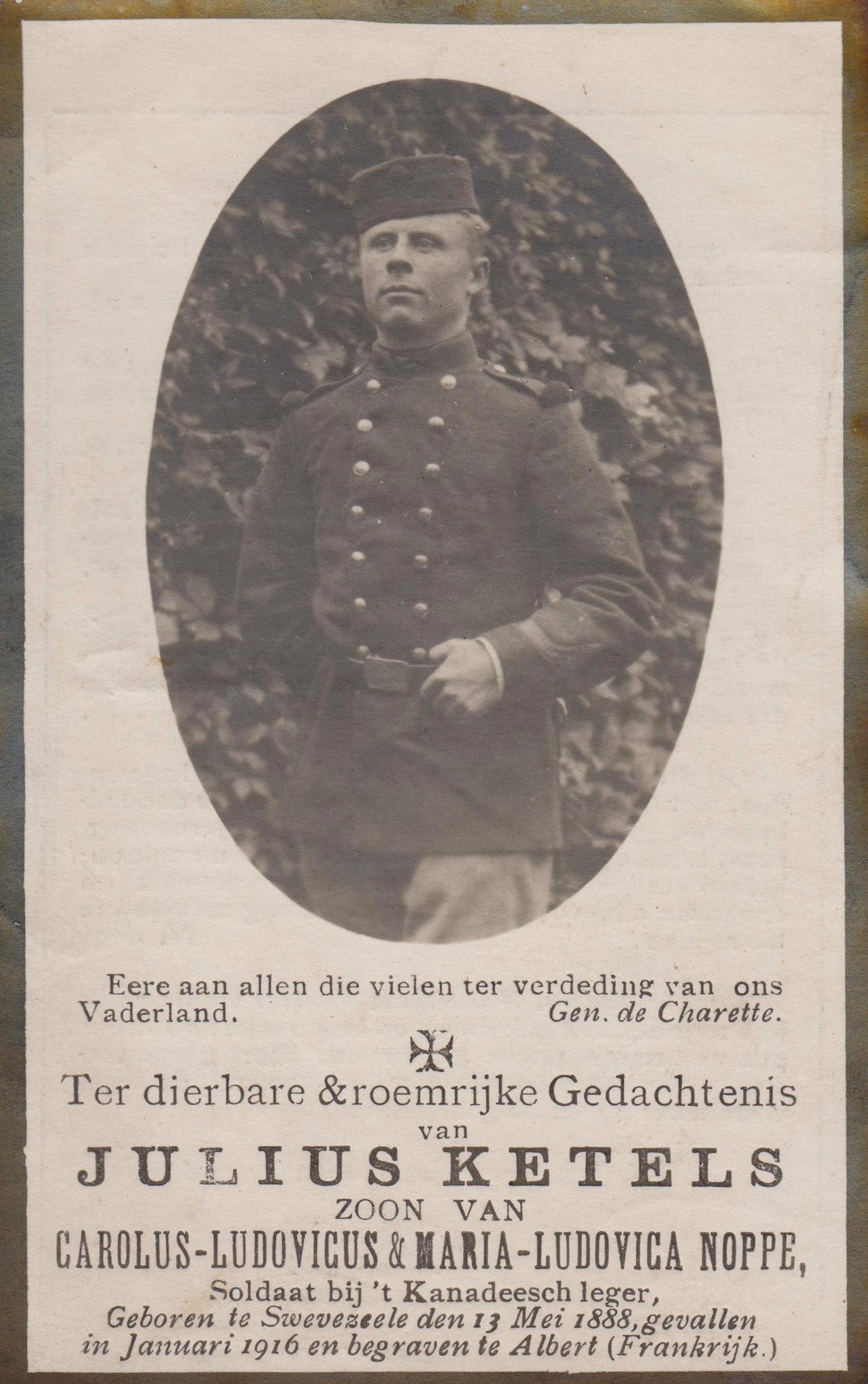 Photo of JULES KETELS