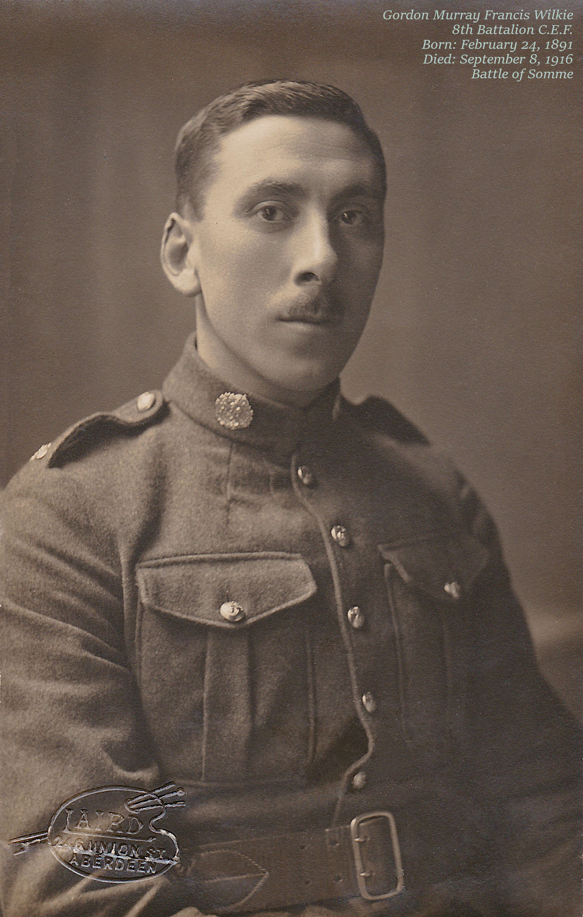 Photo of GORDON MURRAY FRANCIS WILKIE