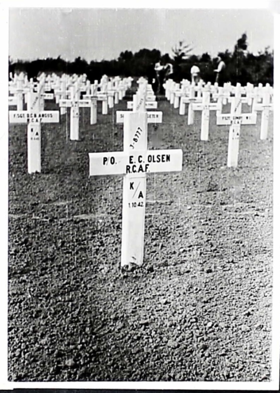 Temporary grave marker