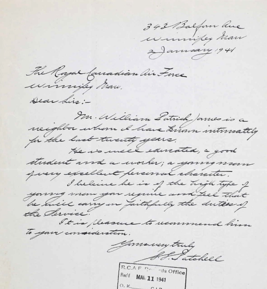 Letter of recommendation