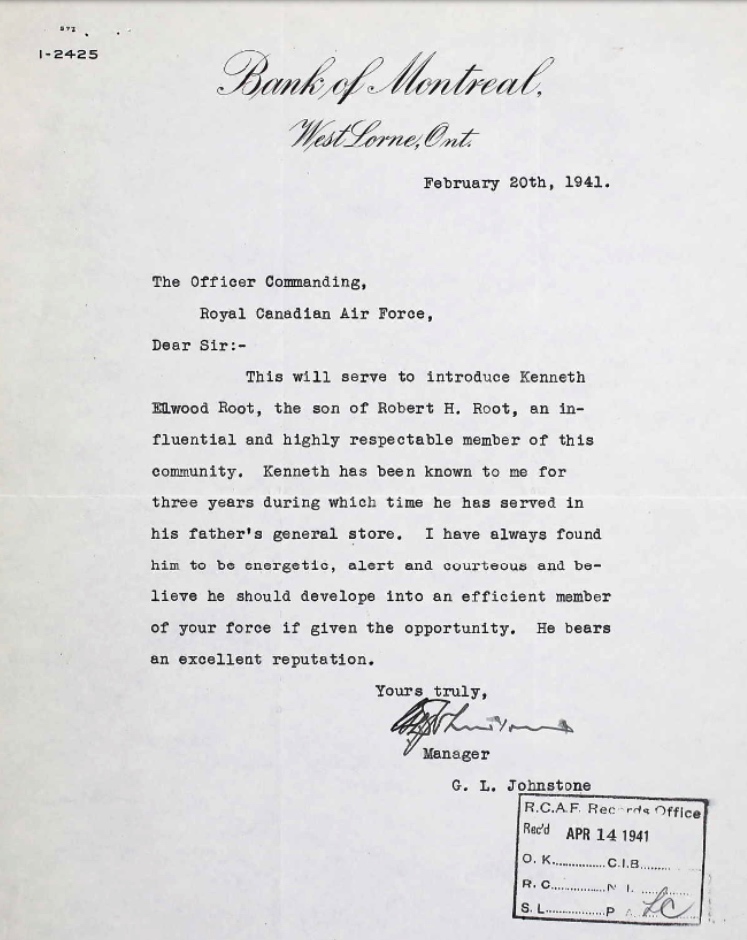 Letter of recommendation