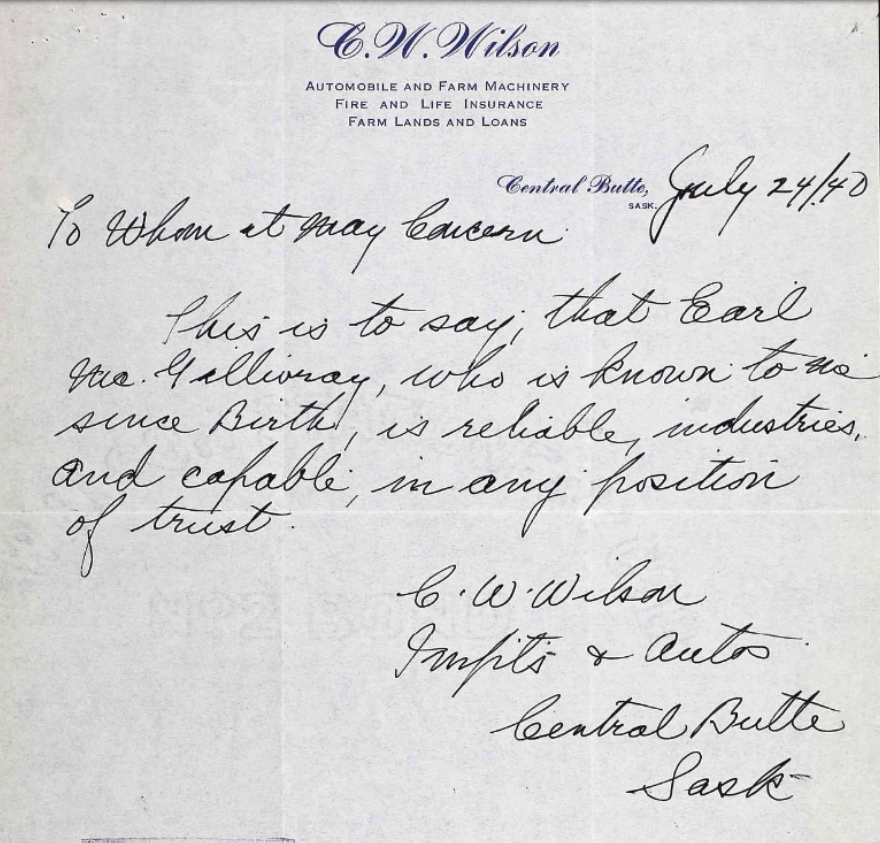 Letter of recommendation