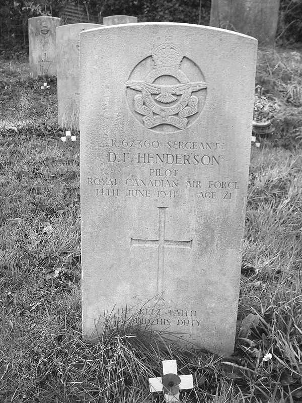 Grave Marker of Donald Henderson