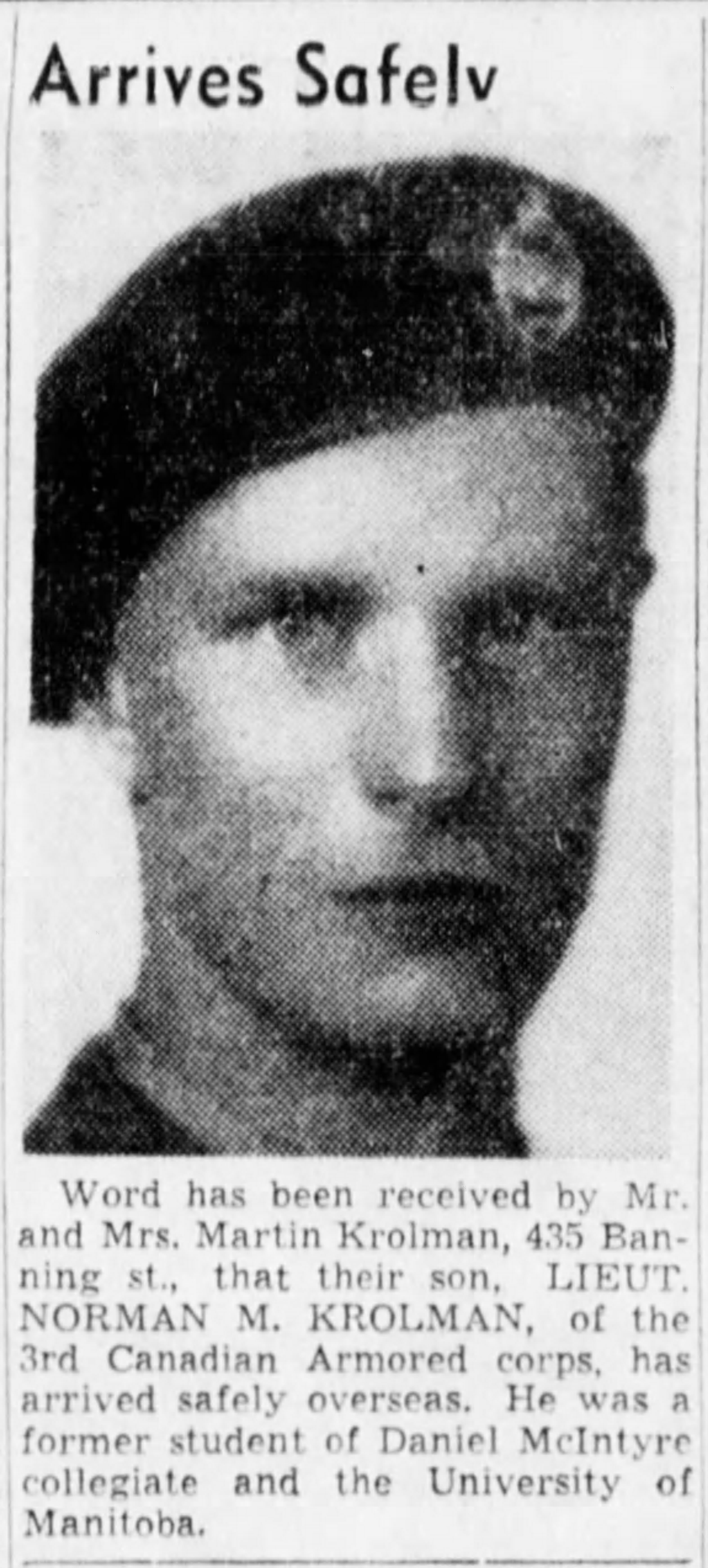 Photo of Norman Martin Krolman