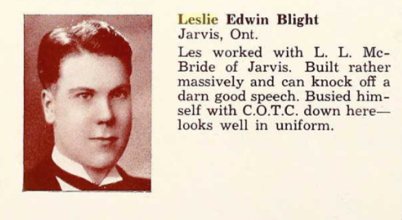 Photo of LESLIE EDWIN BLIGHT