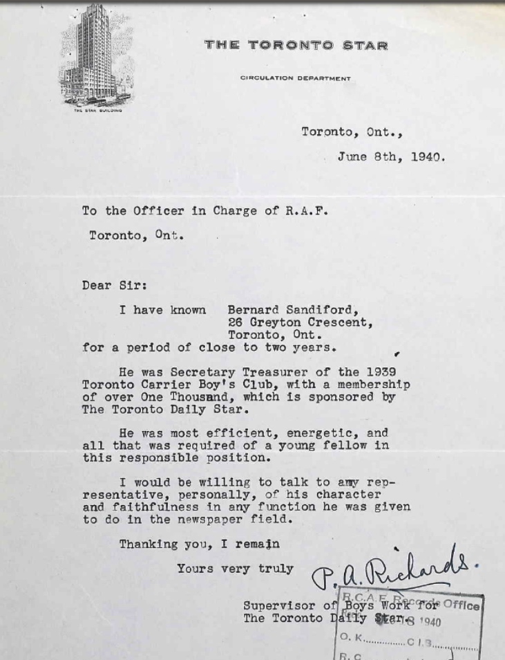 Letter of recommendation