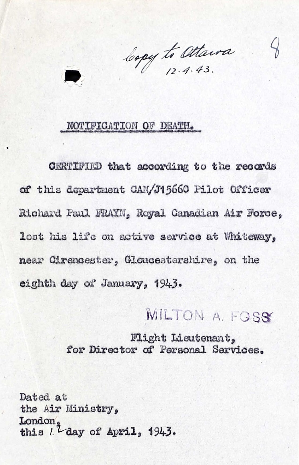 Circumstances of death registers