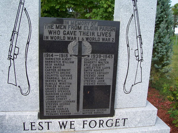 Elgin War Memorial