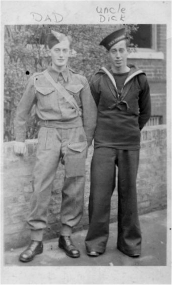 Photo of Richard and Stanley Newell