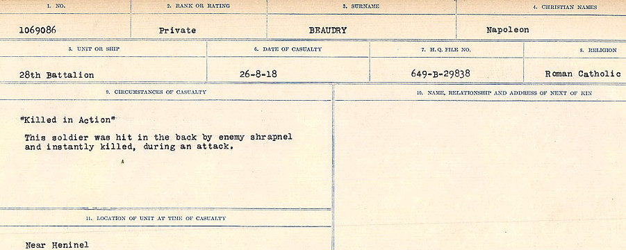 Circumstances of Death Registers