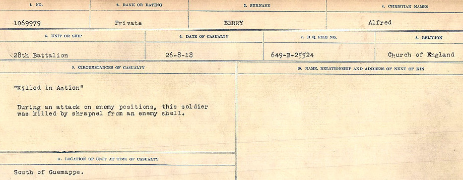 Circumstances of Death Registers