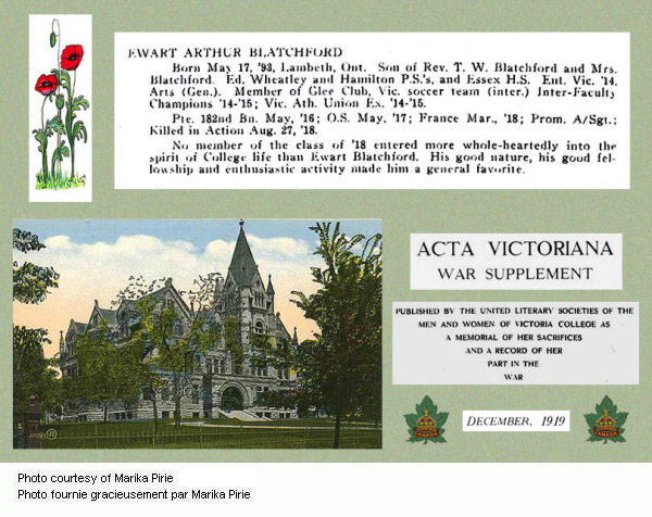Acta Victoriana War Supplement