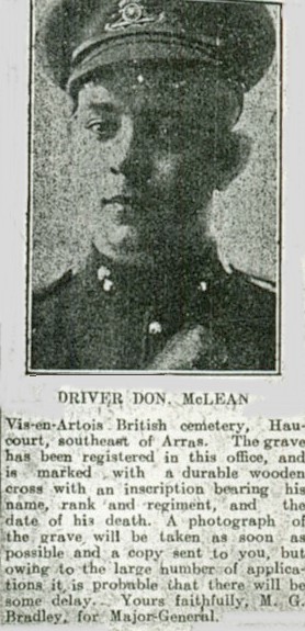 Photo of John Donald McLean