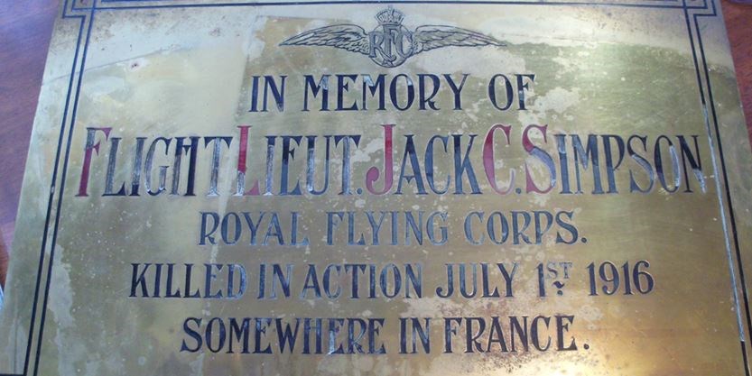 Memorial Plaque