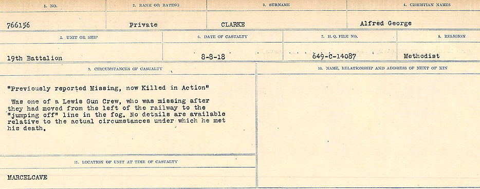 Circumstances of Death Registers