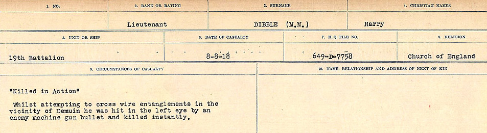 Circumstances of death registers