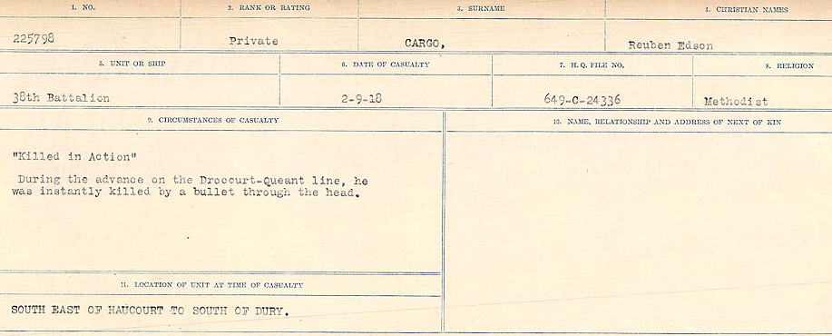 Circumstances of Death Registers