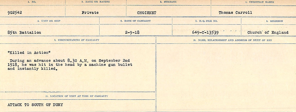 Circumstances of Death Registers
