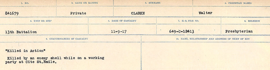 Circumstances of Death Registers
