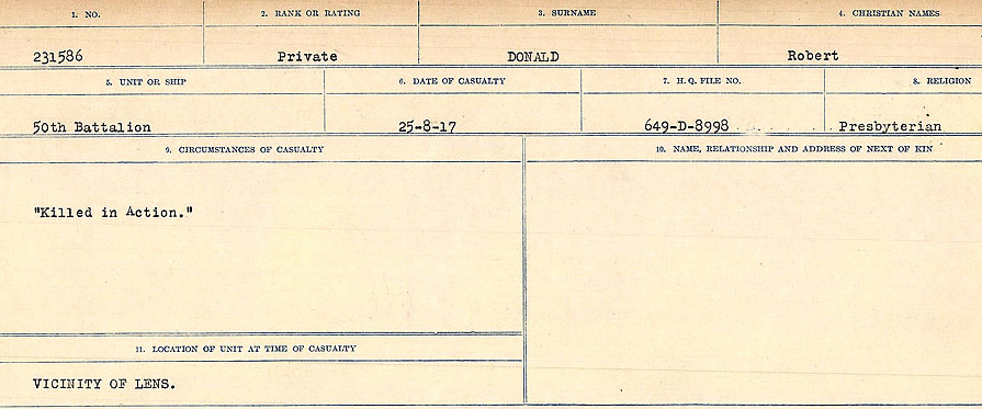 Circumstances of death registers