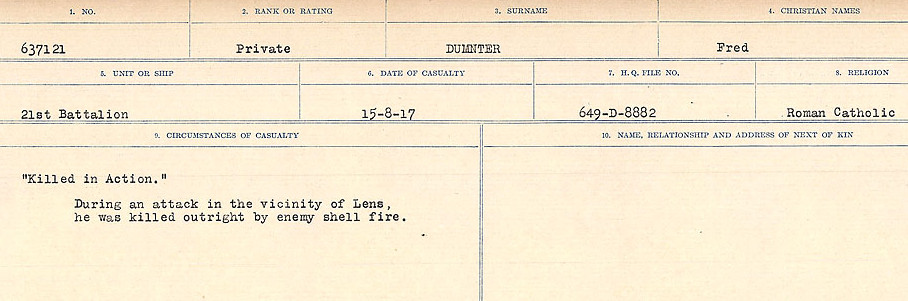 Circumstances of death registers