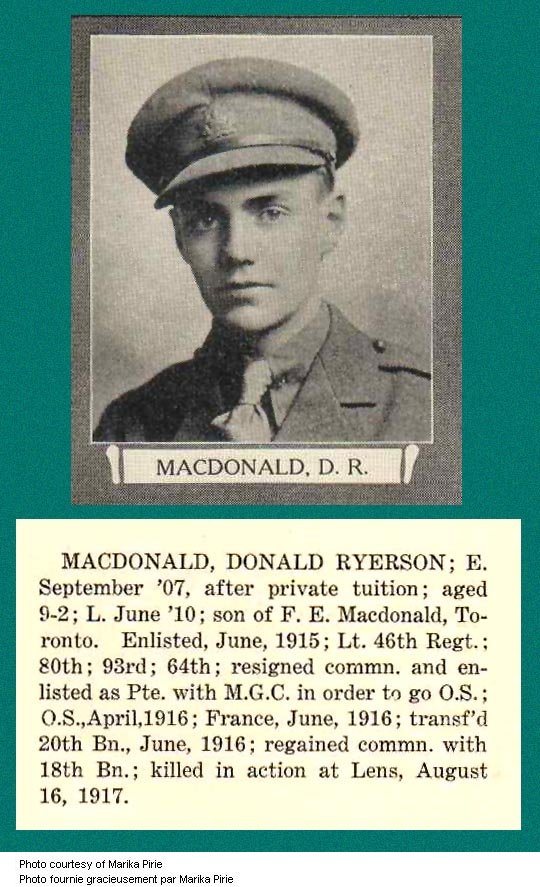 Photo of Donald Ryerson Macdonald